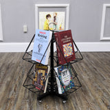 Display, DVD Book CD Spinner Rack 1113 BK28