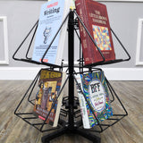 Display, DVD Book CD Spinner Rack 1113 BK28
