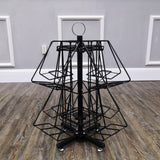Display, DVD Book CD Spinner Rack 1113 BK28