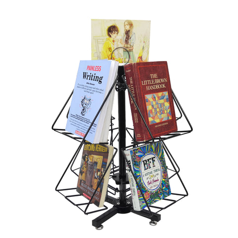 Display, DVD Book CD Spinner Rack 1113 BK28