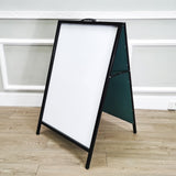 Dry Erase White A-Frame Board Metal Menu Board Sidewalk Sign Advertising Outdoor 11134