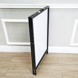 Dry Erase White A-Frame Board Metal Menu Board Sidewalk Sign Advertising Outdoor 11134