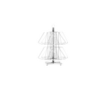 FixtureDisplays® DVD Book CD Spinner Rack Post Card Greeting Card Birthday Card Display.Pocket Size: 6.54"Wide X 7.5"High, 8 Pockets.1113-WHT28