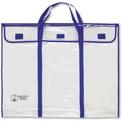 Carson Dellosa? Bulletin Board Storage Bag, Blue/Clear, 30 x 24 1119226