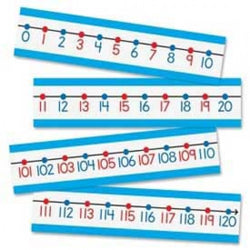 Carson Dellosa? Number Line Bulletin Board Set, 14 Number Line Strips 1119238