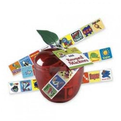 Pacon? Plastic Apple Stickers, 1 x 1, 600 Stickers/Pack 1119259