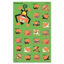 Trend? Monkey Antics SuperShapes Stickers, 184 Stickers/Pack 1119272