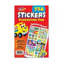 Trend? Schooltime Fun Sticker Pad, 5 3/4 x 9 1/2, 738 Stickers/Pack 1119277