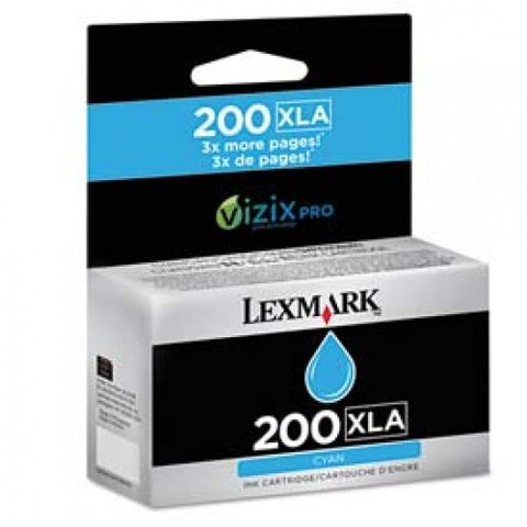 Lexmark? 14L0198 High Yield 200XLA Ink, 1600 Page Yield, Cyan 1119290