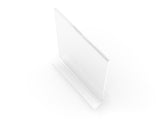 Clear Polystyrene Sign Holder Picture Frame Photo Menu Holder Countertop Rack