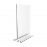 Clear Sign Holder 5.5X8.5 Portrait Picture Frame Menu Holder Literature Stand