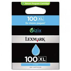 Lexmark? 14N1069 (100XL) High Yield Ink, 600 Page Yield, Cyan 1119302