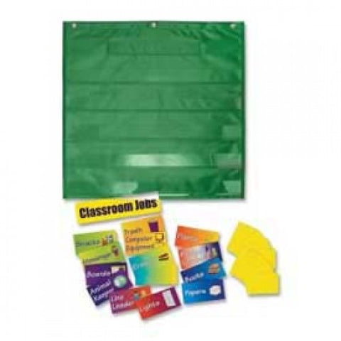 Pacon? Dry Erase Activity Pocket Chart, 14 Rows, 13 x 34, Purple 1119354