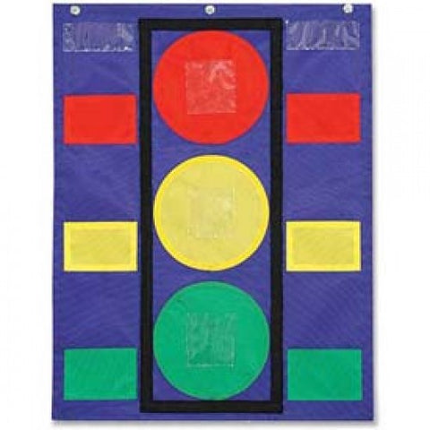 Pacon? Standard Pocket Chart, 34 x 50, Blue 1119370