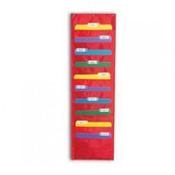 Carson Dellosa? Stoplight Pocket Chart, 158024, 19.8W X 26H, Green/Red/Yellow