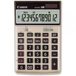 Canon? 10 Digit Desktop Calculator, HS1000TG, Dual Power , Ebony