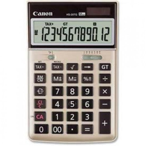 Canon? 10 Digit Desktop Calculator, HS1000TG, Dual Power , Ebony