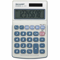 Sharp? EL240SB Handheld Business Calculator, 8 Digit LCD 1119400