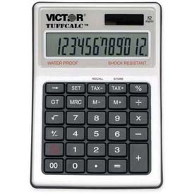 Victor? 12 Digit Calculator, 99901, Hybrid Power, White