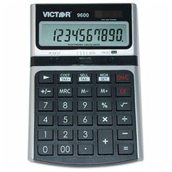 Victor? 9600 Desktop Business Calculator, 10 Digit LCD 1119424