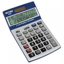 Victor? 9800 2 Line Easy Check Display Calculator, 12 Digit LCD 1119428