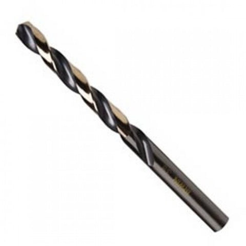 Black & Gold Hss Straight Shank Jobber Length Drill Bit 3/16 1119500