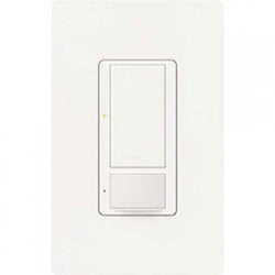 Lutron Occupancy Sensor With Switch, Clamshell Pkg., 120V, 5 Amp Light