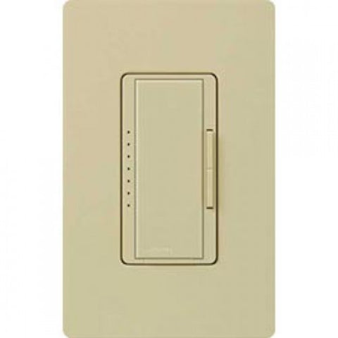 Lutron Digital Fade Dimmer, Single Pole, Multi Loc, 120V / 1000VA, 800W, Ivory