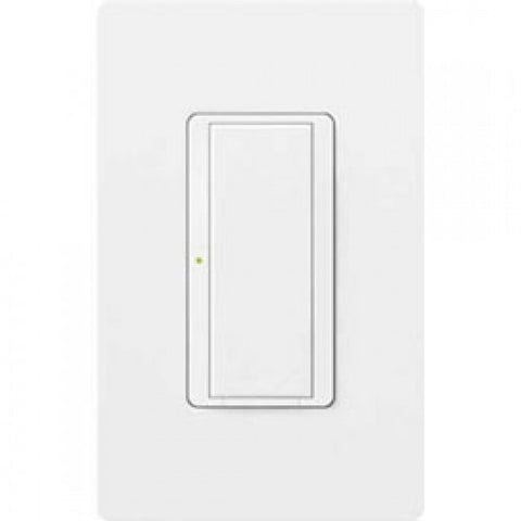 Lutron Switch, Single Pole, Multi Loc, MLV, ELV, 120V, 6A Light Or 3A Fan, White