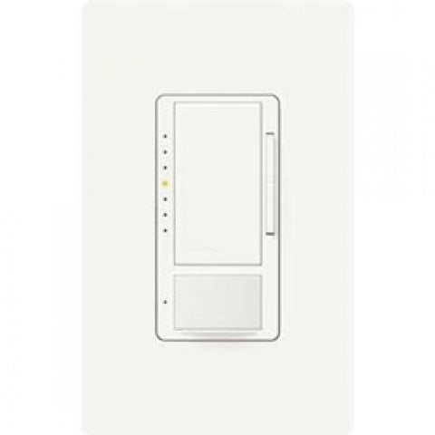 Lutron Digital Fade Dimmer, MLV, 120V, 800W, White, INCAND/HAL 1119623