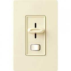 Dimmer With ON/OFF Switch, Single Pole, Clamshell Pkg., 120V, 600W, Almond