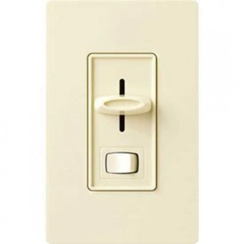 Dimmer With ON/OFF Switch, Single Pole, Clamshell Pkg., 120V, 600W, Almond