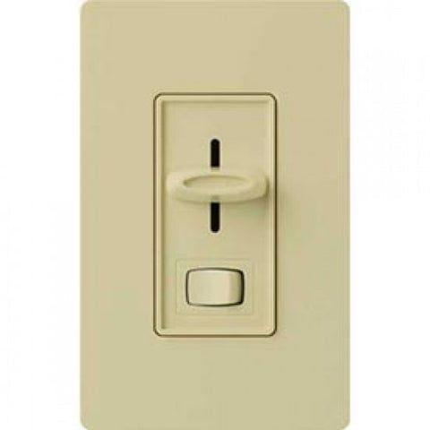 Lutron Preset Dimmer, 3 Way, 120V, 600W, Ivory 1119631