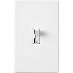 Fan Control Dimmer, Quiet 3 Speed, Single Pole / 3 Way, 120V, 1.5Amp, White