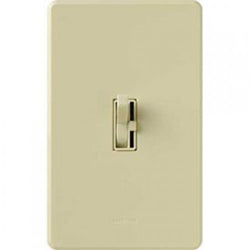 Preset Dual Fan/Light Dimmer, 1 Pole, 120V, 300W, 3 Speed Toggle Fan, Ivory