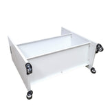 30 X 13 X 27" 2 Tier White Metal Book Cart Rooling Book Truck Library 11241-2 TIER  DO NOT MIX
