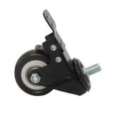2 Threaded Stem Caster with Stopper M10 (10mm) Stem Diameter 9/16 Stem Length 11241 CASTOR LOCK