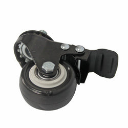 2 Threaded Stem Caster with Stopper M10 (10mm) Stem Diameter 9/16 Stem Length 11241 CASTOR LOCK