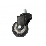 4PK 2 Threaded Stem Caster, M10 (10mm) Stem Diameter, 9/16 (15mm) Stem Length