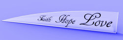 Faith Hope Love Christian Plaque Bible Verse 1 Corinthians 13:13 Desktop 11246