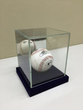 Box, Glass Showcase baseball jewelery watch collectibles 11248
