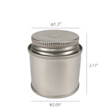 2 OZ Metal Can Tight Seal Twist Cap Great for Glue, Chemical, Liquid 1.3x2.2 11309-6PK
