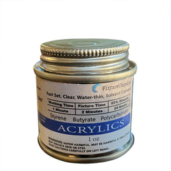 2 OZ Metal Can Tight Seal Twist Cap Great for Glue, Chemical, Liquid 1.3x2.2 11309-6PK