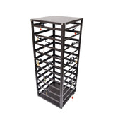 Metal Earring Card Display Spinner Rack Merchandising Hooks Sock Display Stand 11453-BROWN+80X11666-BLACK