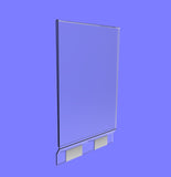 Frame, Sign Holder Clear Ghost Acrylic Detachable 11460 2