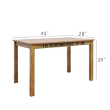 45 X 28 X 29" Wood Church Holy Communion Table 11464 11464-NEW