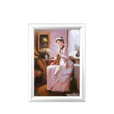 FixtureDisplays? Frame, Wall or Poll Mount Poster/Picture Snap Silver 11476-A4 7.5x11