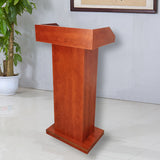 Podium Wood Deluxe Reception Lectern Debate Church Pulpit Funeral Hotel Hostess 11479-2