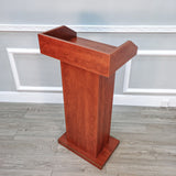 Podium Wood Deluxe Reception Lectern Debate Church Pulpit Funeral Hotel Hostess 11479-2