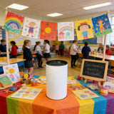 ® 8PK Donation Can 5.5" Tall 3" Diameter 11483-8PK